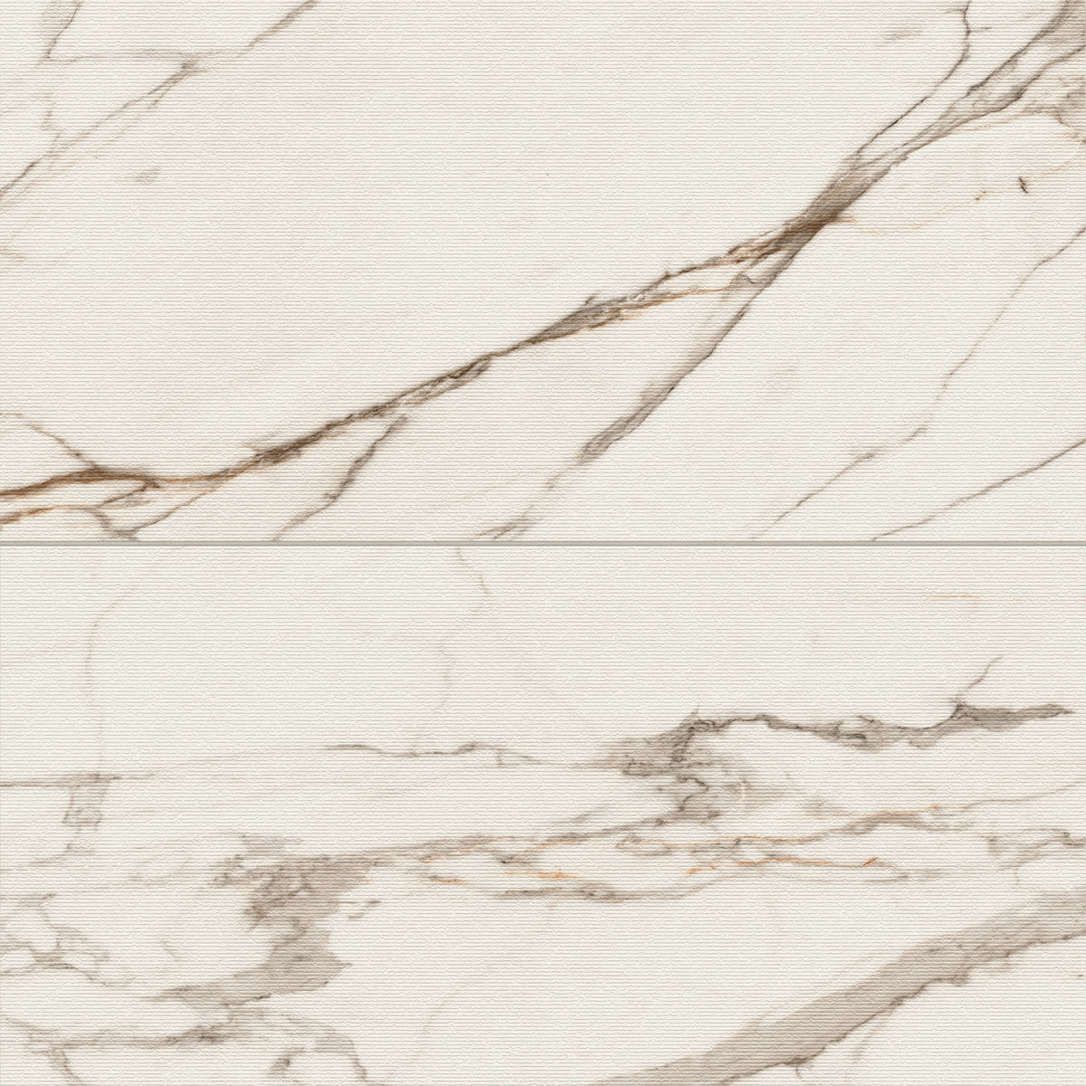 Bedrosians Opus 24" x 48" Chiseled Matte Porcelain Deco Wall Tile in Calacatta | Item Code 100010009