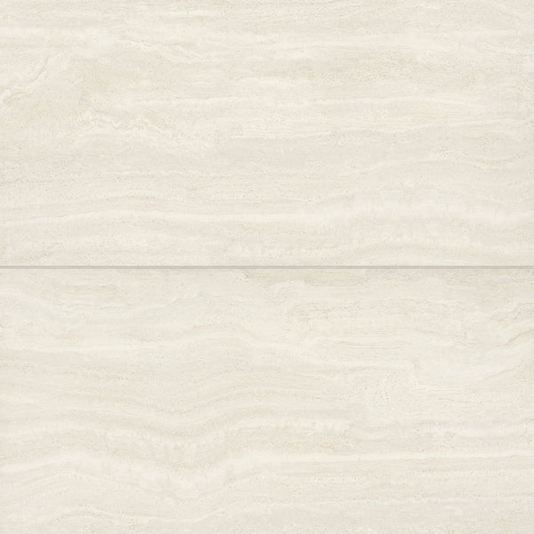 Bedrosians Tivoli 24" x 48" Natural Matte Porcelain Field Tile in Alba | Item Code 100010016
