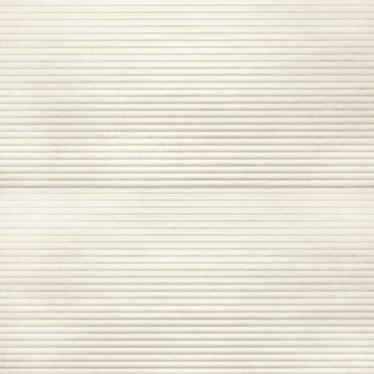 Bedrosians Tivoli 24" x 48" Natural Matte Porcelain Convesso Fluted Deco in Alba | Item Code 100010019
