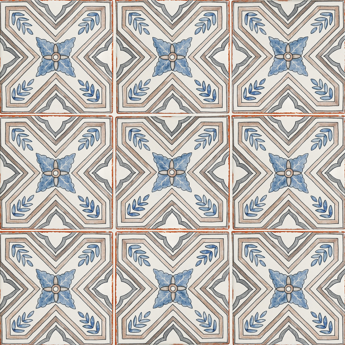 Bedrosians Palmetto Sierra 6x6 Ceramic Terracotta Field Tile Glazed | Item Code 100010054