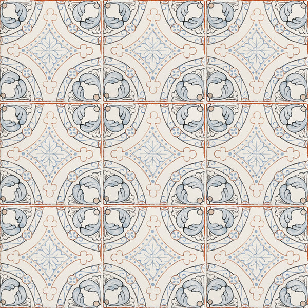 Bedrosians Palmetto Luna 6x6 Ceramic Terracotta Field Tile Glazed | Item Code 100010055