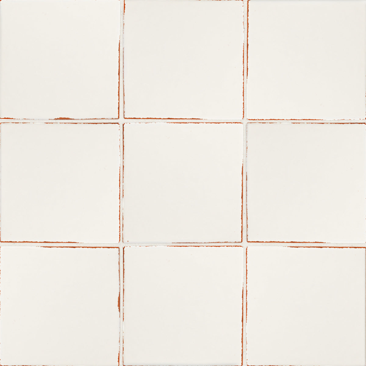 Bedrosians Palmetto Cotton 6x6 Ceramic Terracotta Field Tile Glazed | Item Code 100010057
