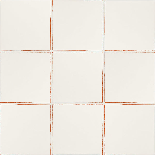 Bedrosians Palmetto Cotton 6x6 Ceramic Terracotta Field Tile Glazed | Item Code 100010057