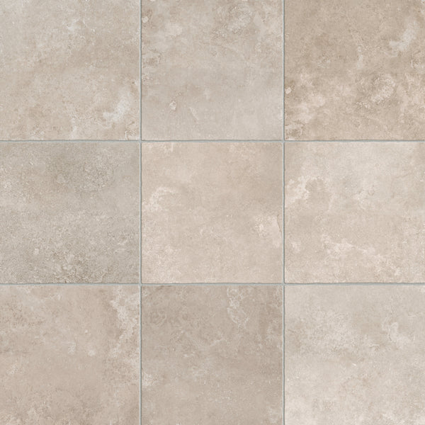 Bedrosians Trulli Tortora 20x20 Glazed Porcelain Field Tile Matte | Item Code 100010185