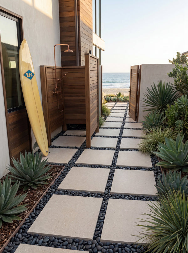 Bedrosians Kailani Coral 24x24 Porcelain Paver R11 2cm Matte | Item Code 100010191