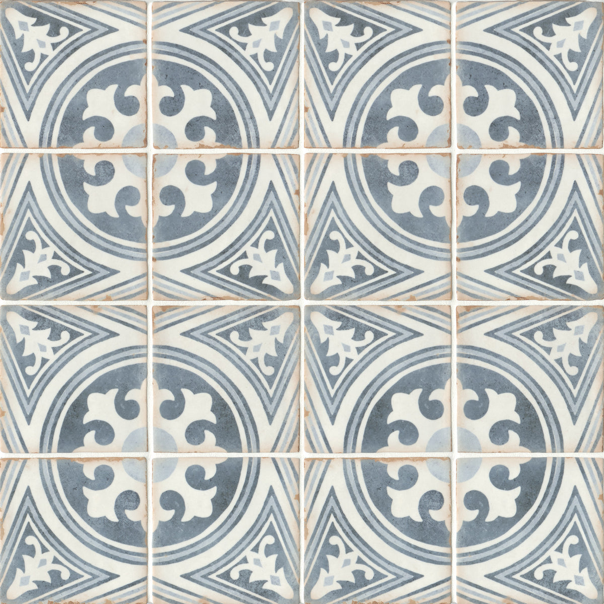 Bedrosians Casablanca 5" x 5" Porcelain Deco Matte Tile in Anfa | Item Code 100010347