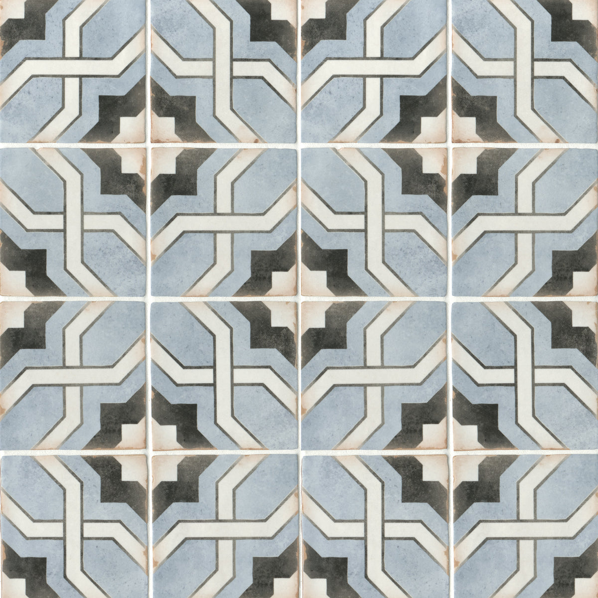 Bedrosians Casablanca 5" x 5" Porcelain Deco Matte Tile in Attia | Item Code 100010348