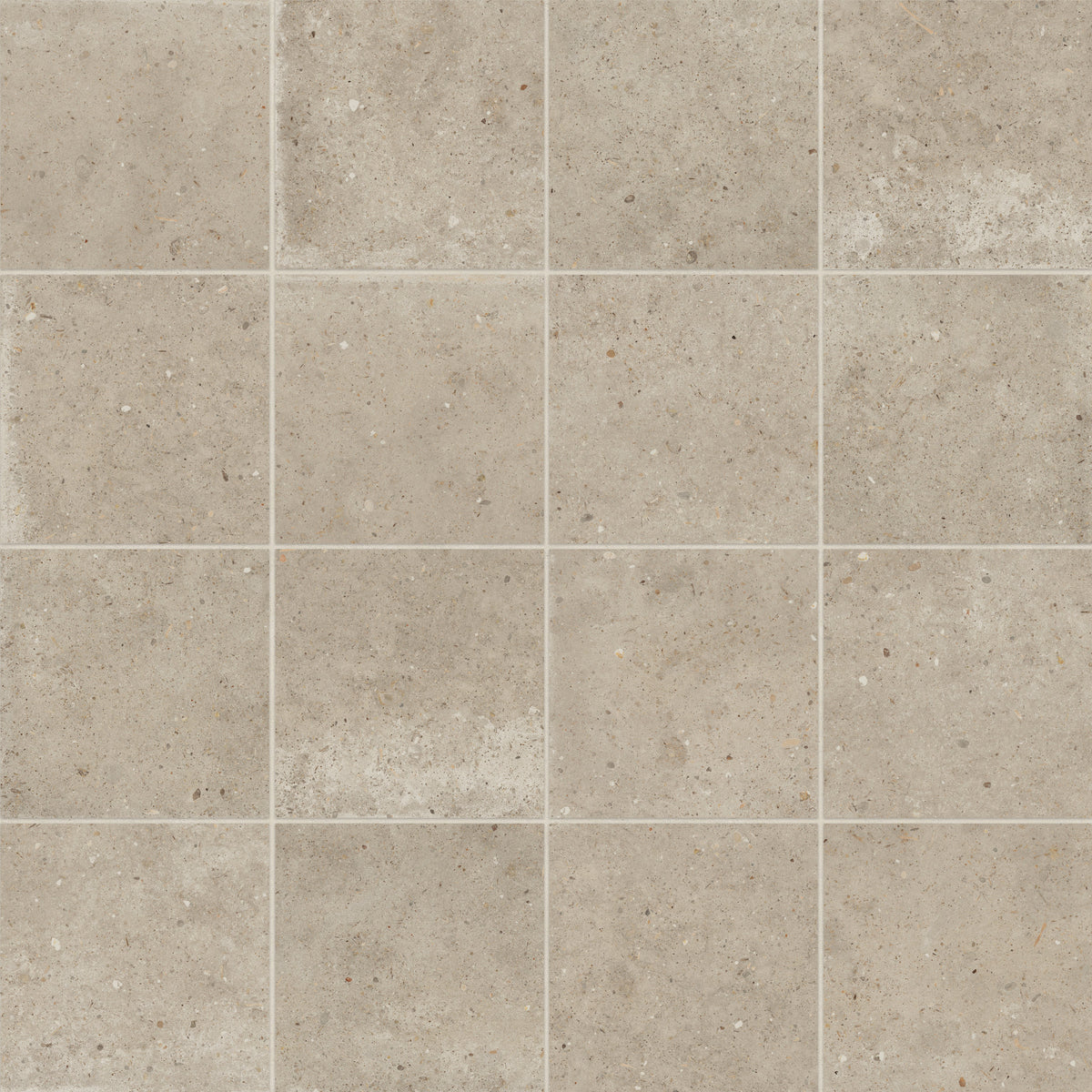 Bedrosians Poetry Stone Ecru 12x12 Porcelain Field Tile Matte | Item Code 100010774