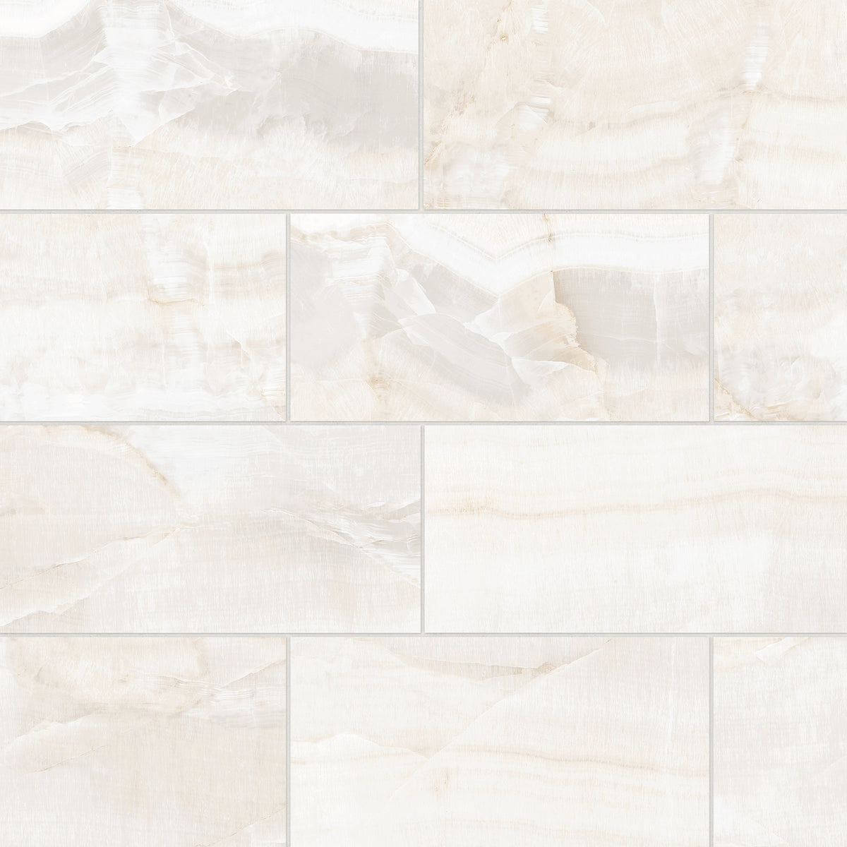 Bedrosians Magnifica Era 12" x 24" - 8mm Honed Porcelain Tile in Crystal Onyx | Item Code 100010906