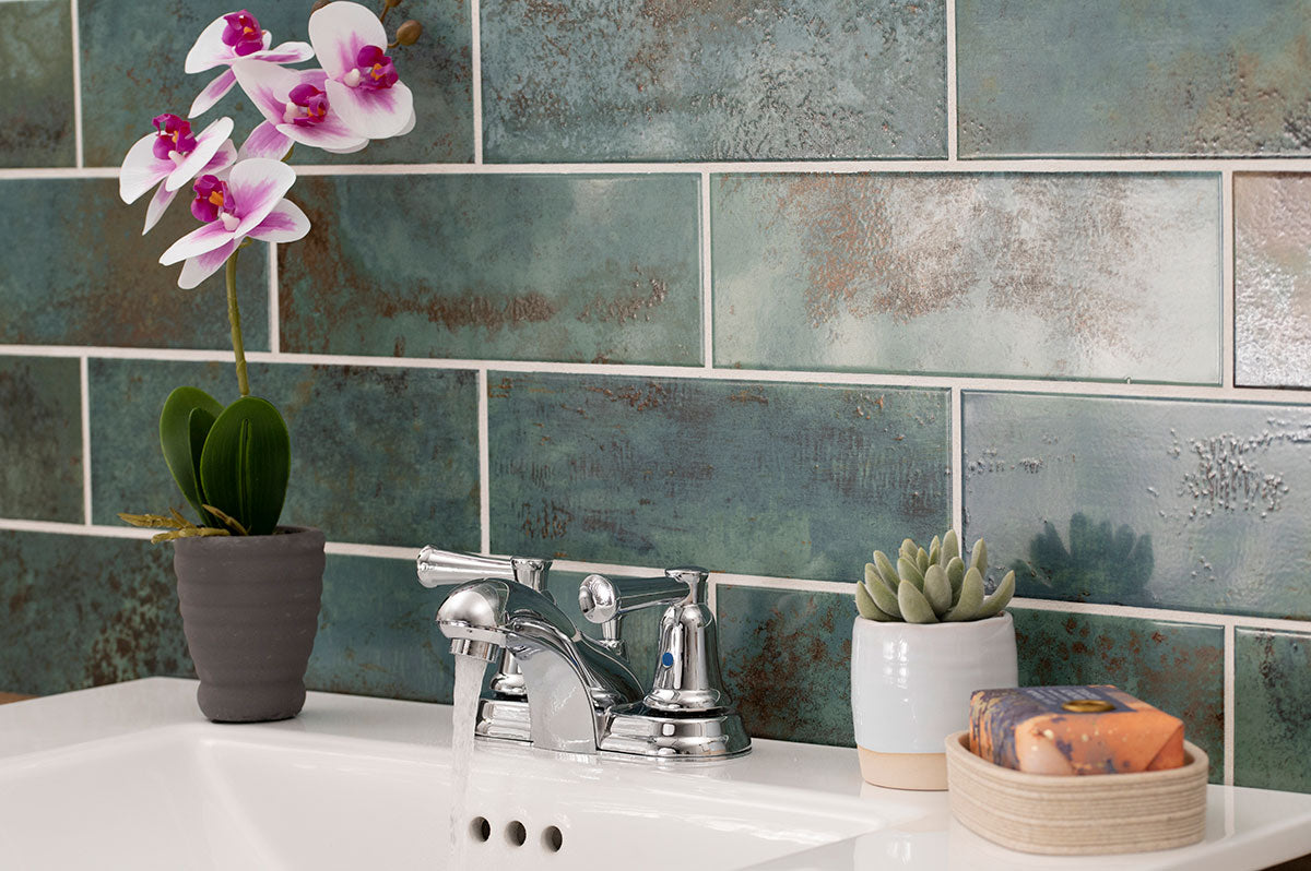2-Handle Bathroom Faucet in Chrome installed (image: MSI)