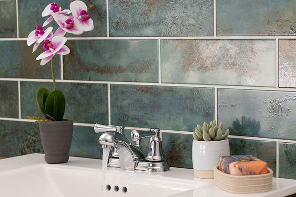 2-Handle Bathroom Faucet in Chrome installed (image: MSI)
