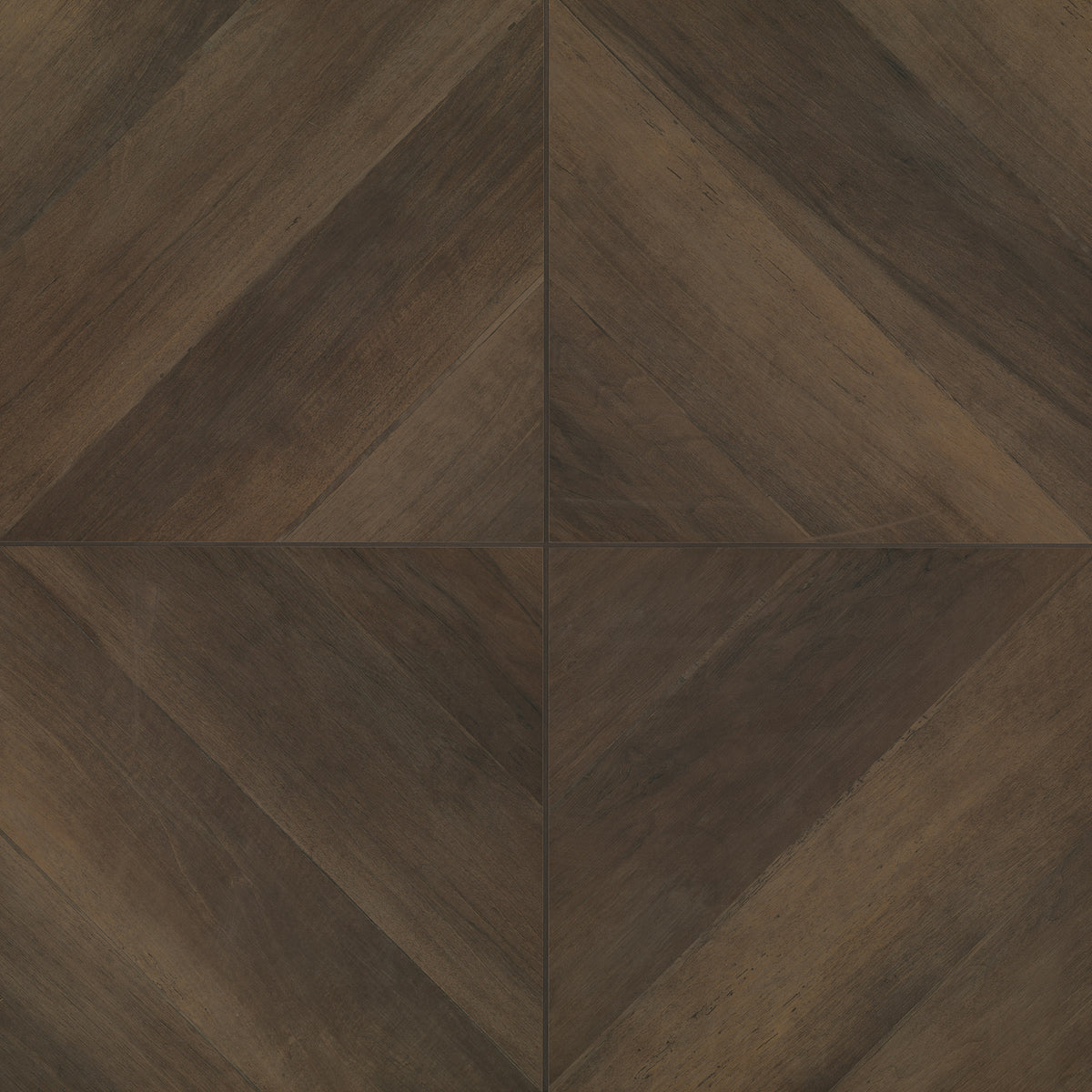 Bedrosians Antique 24" x 24" Wood Look Matte Porcelain Tile in Wenge | Item Code CRDANTWEN2424