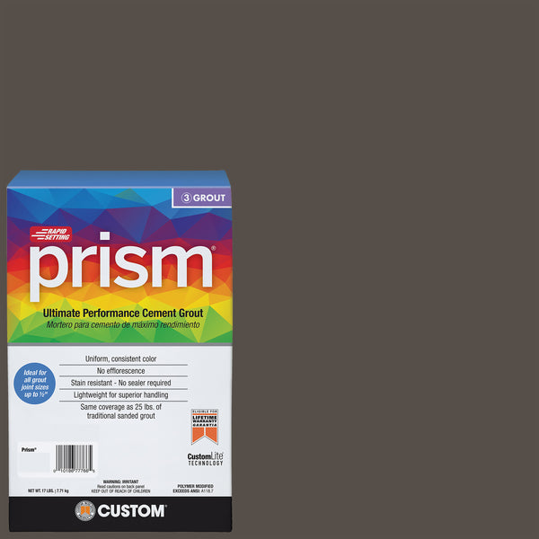 Bedrosians Custom Prism #540 Truffle 17lb. Sanded Grout | Item Code CUSPSM-540-17