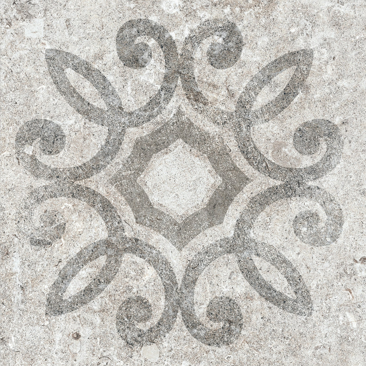Marazzi Creativo Lucca Greige, Deco A, 12X12, Matte | SKU CV451212DECO1P