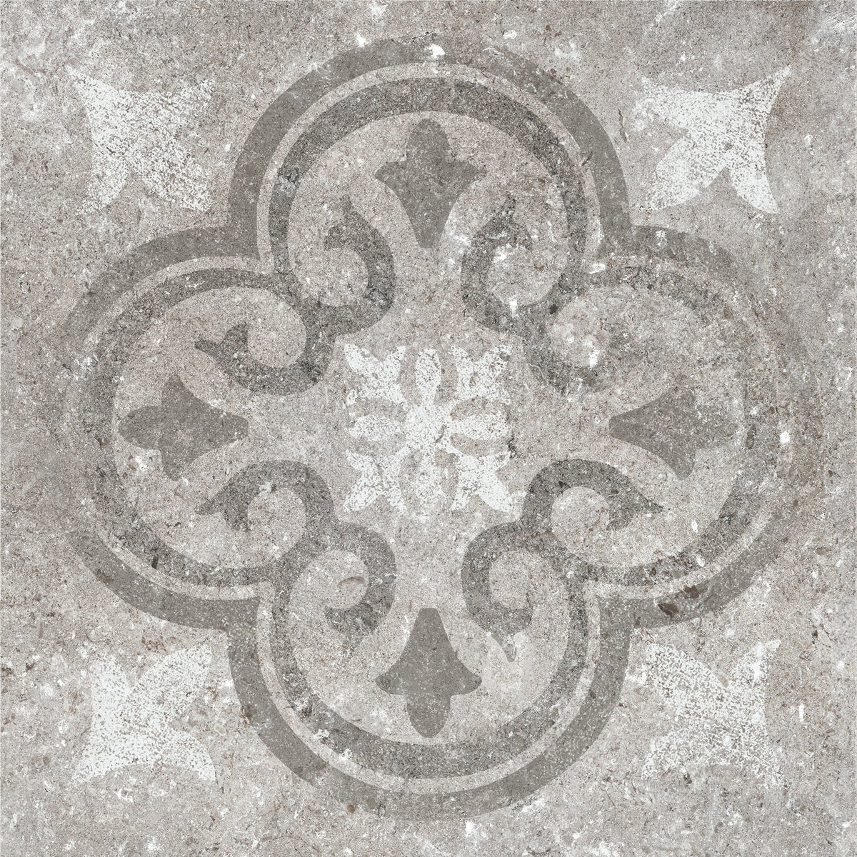 Marazzi Creativo Siena Greige, Deco B, 12X12, Matte | SKU CV471212DECO1P