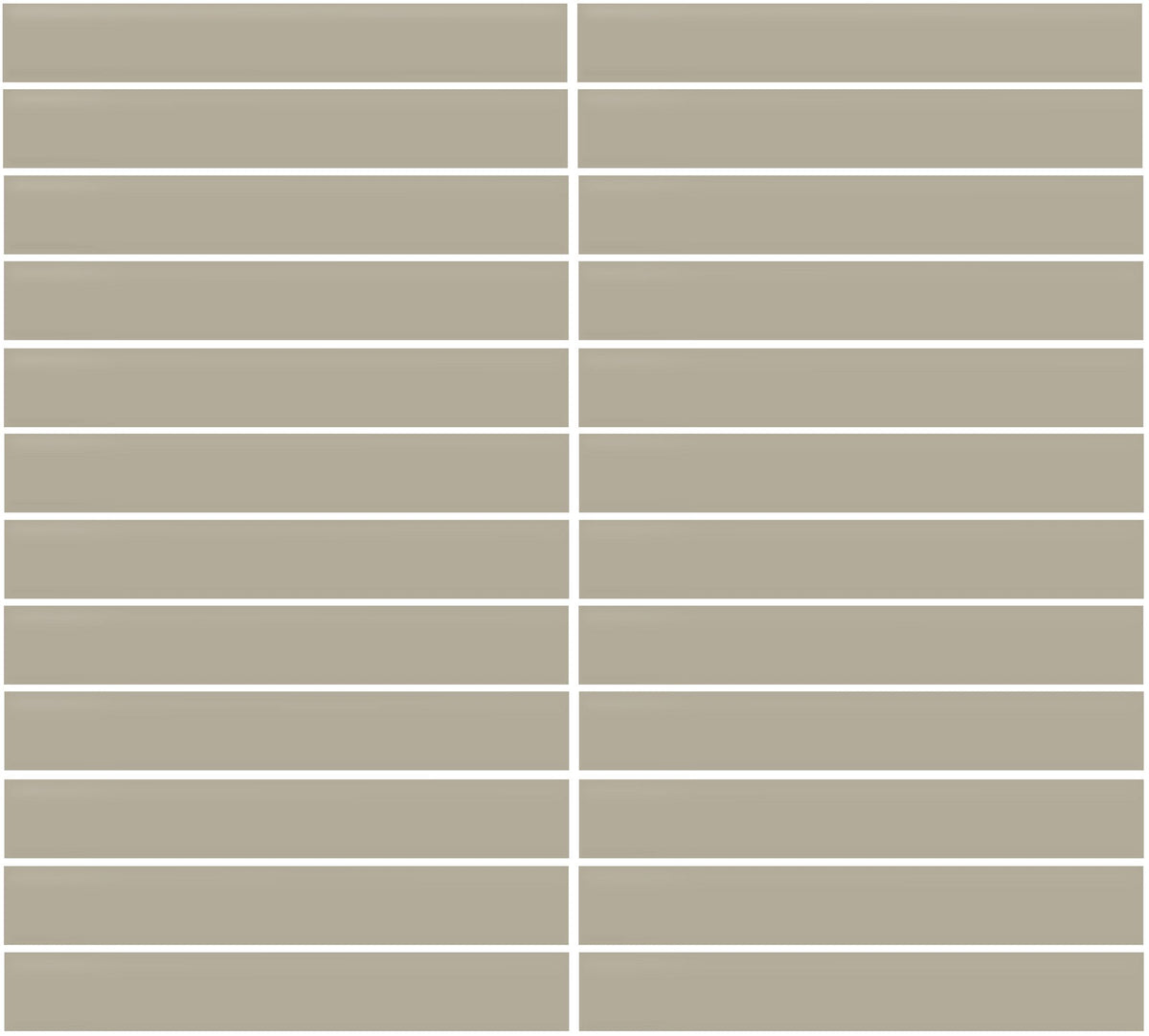 Daltile Color Wheel Mosaic Matte Architectural Gray, Straight Joint, 2X2, Matte | Daltile SKU 070922MS1P2