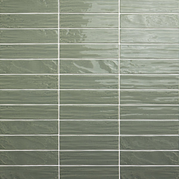 Daltile Artcrafted Aloe, Rectangle, 3X12, Handcrafted, Glossy | Daltile SKU AC25RCT312HDCGL