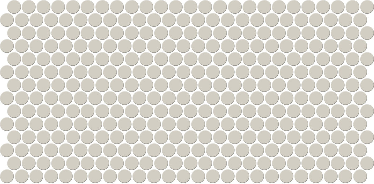 Daltile Keystones Moonshine, Penny Rounds, Matte | Daltile SKU D117PNYRDMS1P