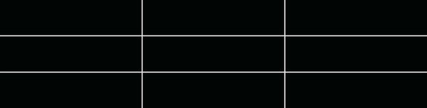 Daltile Color Wheel Linear Black, A34C1MOD, Flat Top Cove Base, Glossy | Daltile SKU K111A34C1MOD1P2
