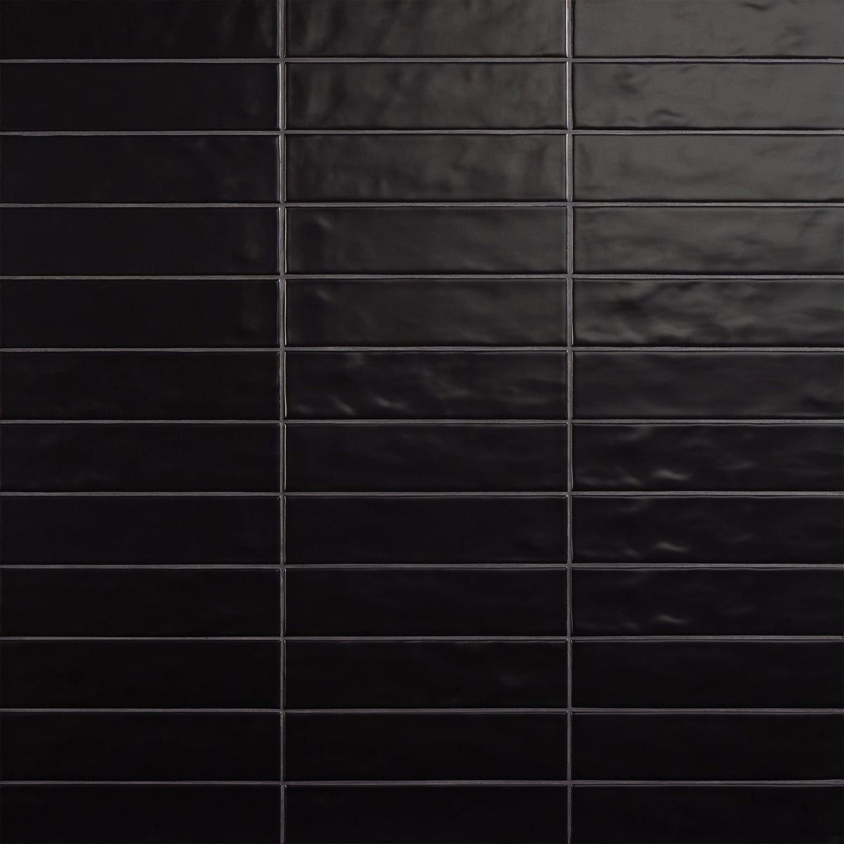 Daltile Stagecraft Matte Black, Rectangle, 3X12, Undulated, Matte | Daltile SKU K711RCT312UNDMT