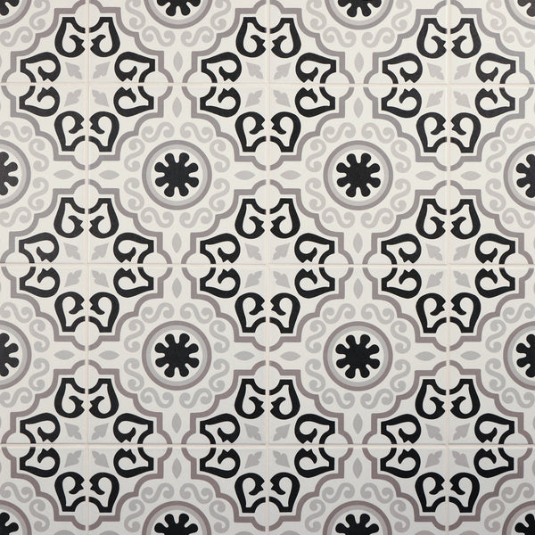 Daltile Memoir Crystal Black, Square, 12X12, Matte | Daltile SKU ME25SQ1212VMT