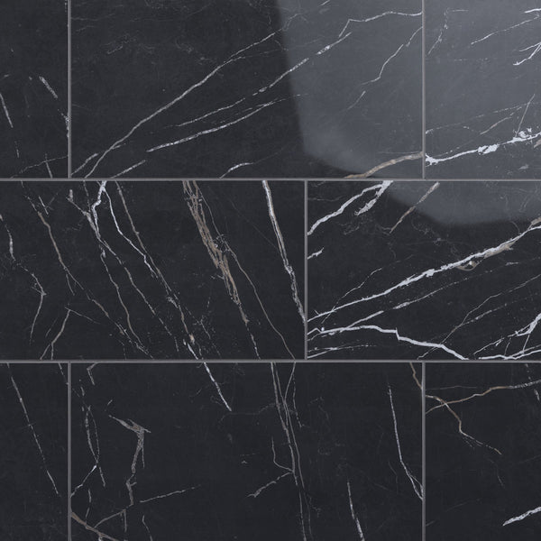Daltile Perpetuo Infinite Black, Rectangle, 12X24, Matte | Daltile SKU PT24RCT1224MTJ1