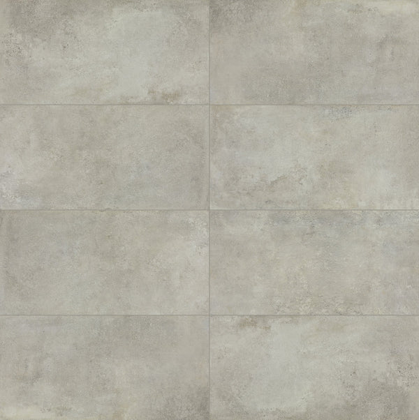 Daltile Rekindle Light Grey, Rectangle, 24X48, Stepwise, Matte | Daltile SKU RK122448AXTMT