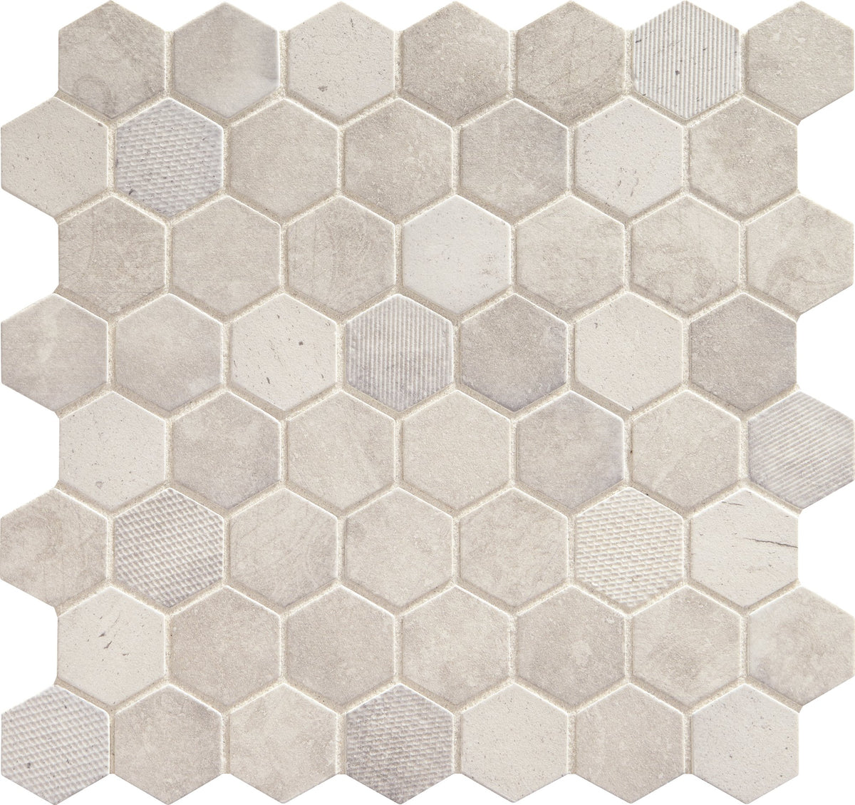 Daltile Vintage Hex Wisdom White, Hexagon, 1.5, Matte | Daltile SKU VH0615HEXMS1P