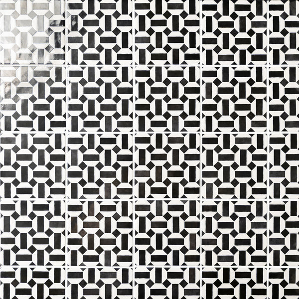 Bedrosians Cloé 5" x 5" Glossy Ceramic Tile in Loire | Item Code DECCLOLOI55G