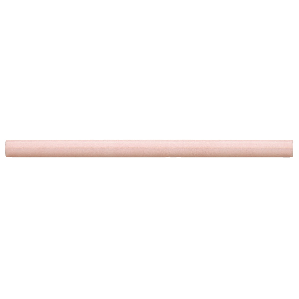 Bedrosians Cloé 0.5" x 8" Ceramic Jolly Miter Edge in Pink | Item Code DECCLOPINJOLG