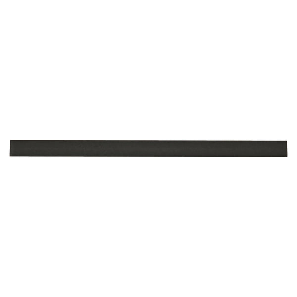Bedrosians Makoto .5" x 8" Matte Ceramic Jolly Miter Edge Trim in Kuroi Black | Item Code DECMAKKUBJOLM