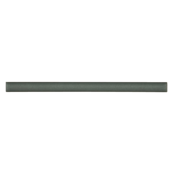 Bedrosians Makoto .5" x 8" Matte Ceramic Jolly Miter Edge Trim in Midori Green | Item Code DECMAKMIGJOLM