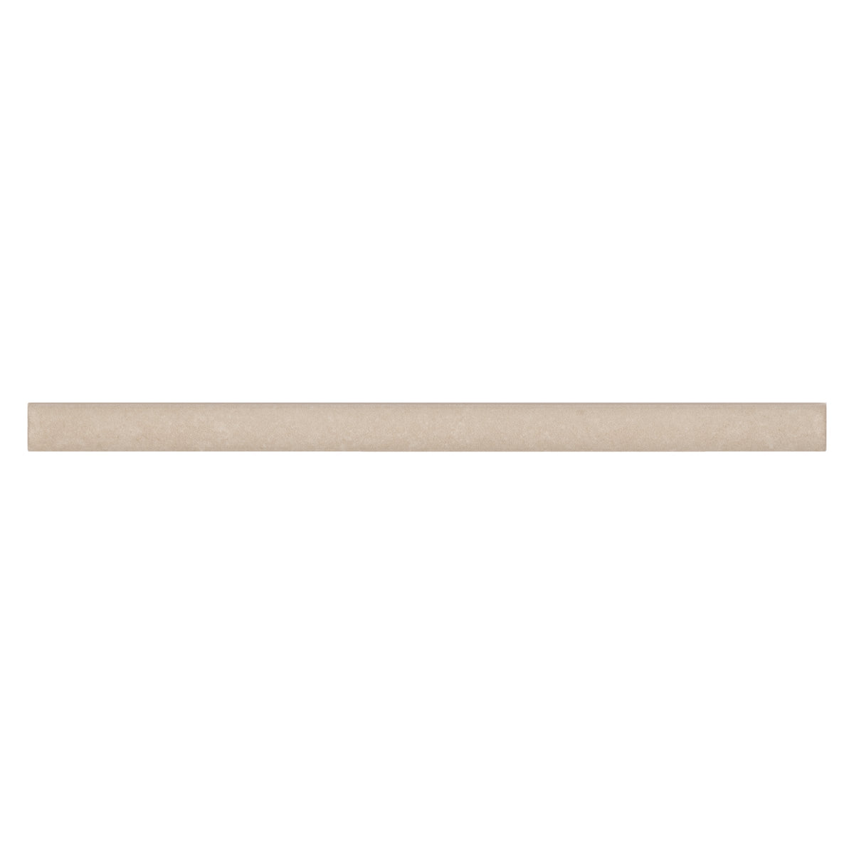 Bedrosians Makoto .5" x 8" Matte Ceramic Jolly Miter Edge Trim in Tatami Beige | Item Code DECMAKTABJOLM