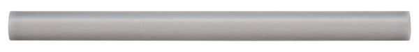 Bedrosians Reine 0.5" x 8" Jolly Miter Edge Ceramic Trim in Grey | Item Code DECREIGREJOLM