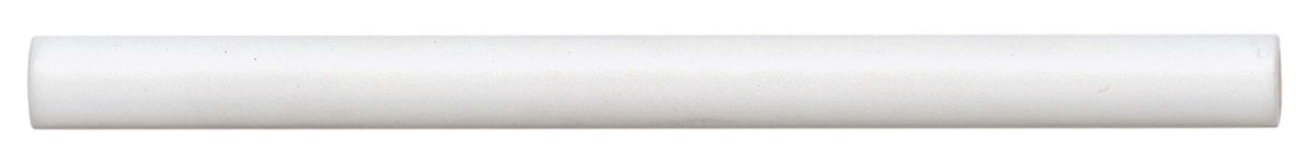 Bedrosians Reine 0.5" x 8" Jolly Miter Edge Ceramic Trim in White | Item Code DECREIWHIJOLM