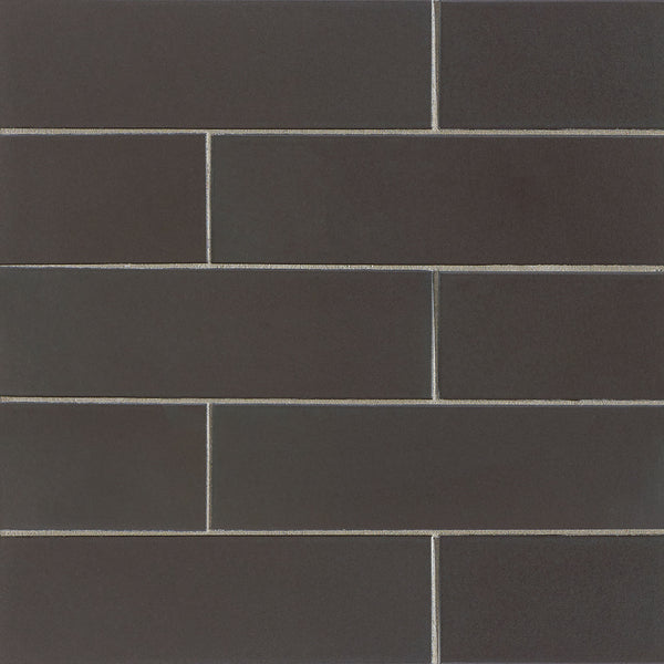 Bedrosians Zenia 2.5" x 9" Matte Floor & Wall Tile in Gravity | Item Code DECZENGRA259M