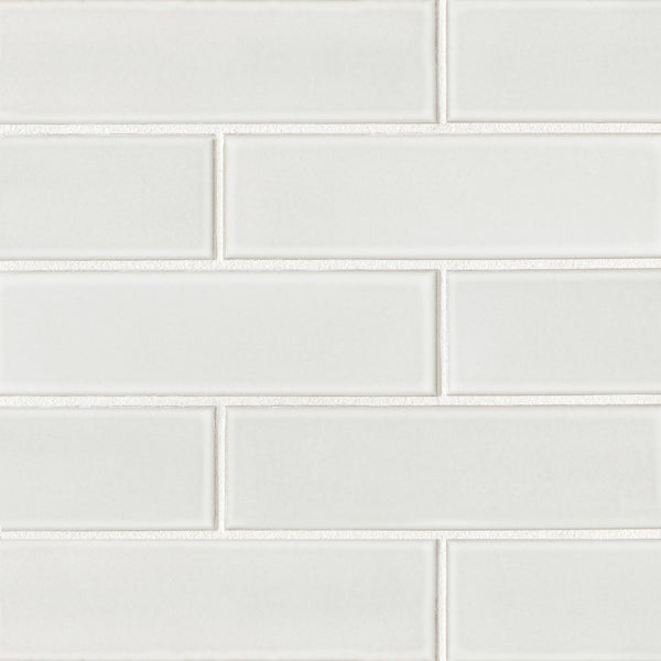 Bedrosians Zenia 2.5" x 9" Matte Porcelain Floor & Wall Tile in Moon | Item Code DECZENMOO259M