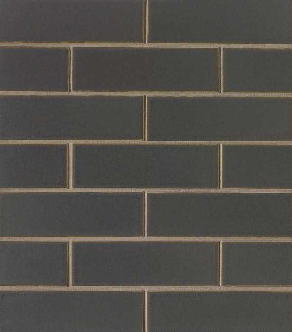 Bedrosians Zenia 2" x 6" Matte Porcelain Floor & Wall Mosaic in Orbit | Item Code DECZENORB26MMO