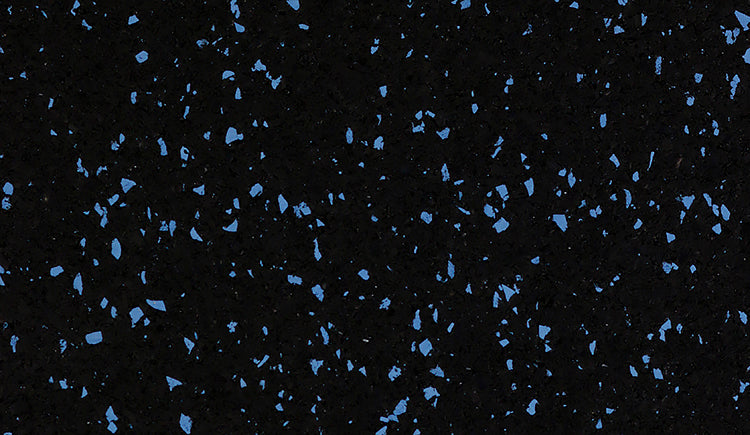 Ecore Interlocking Tile - L1, Basic Fit, QS, EL01 10% Buff Blue, Corner, 8mm x 23in x 23in | SKU ILT1-000312