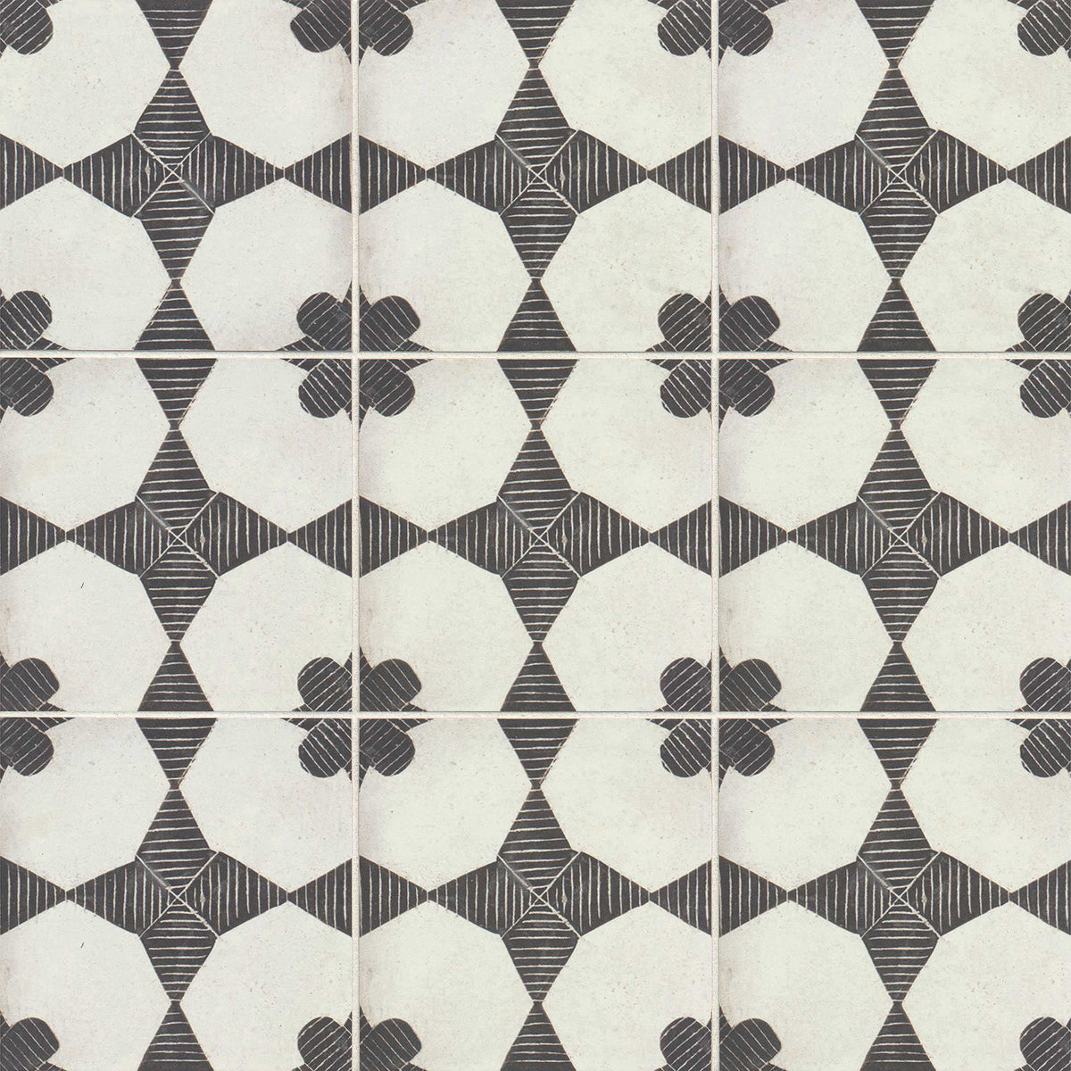 Bedrosians Enchante 8" x 8" Matte Porcelain Decorative Tile in Moderno | Item Code FIOENCMOD88DECO