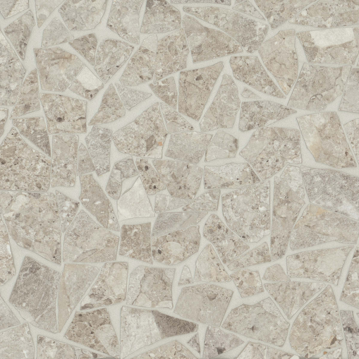 Bedrosians Frammenta Floor & Wall Palladiana Mosaic in Beige | Item Code FIOFRABEIPALMO