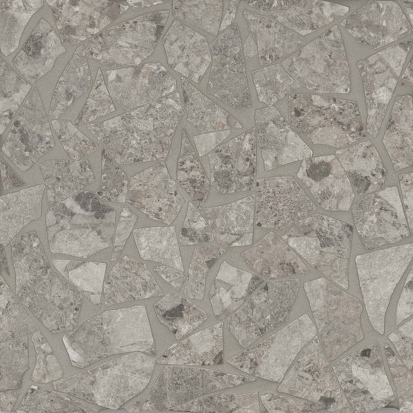 Bedrosians Frammenta Floor & Wall Palladiana Mosaic in Dark Grey | Item Code FIOFRADARPALMO