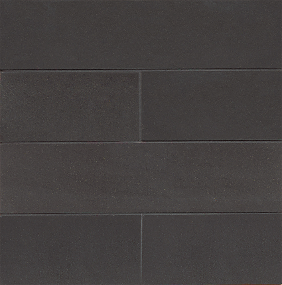 Bedrosians Absolute Black 3" x 12" Honed Granite Tile | Item Code GRNABSBLK0312H