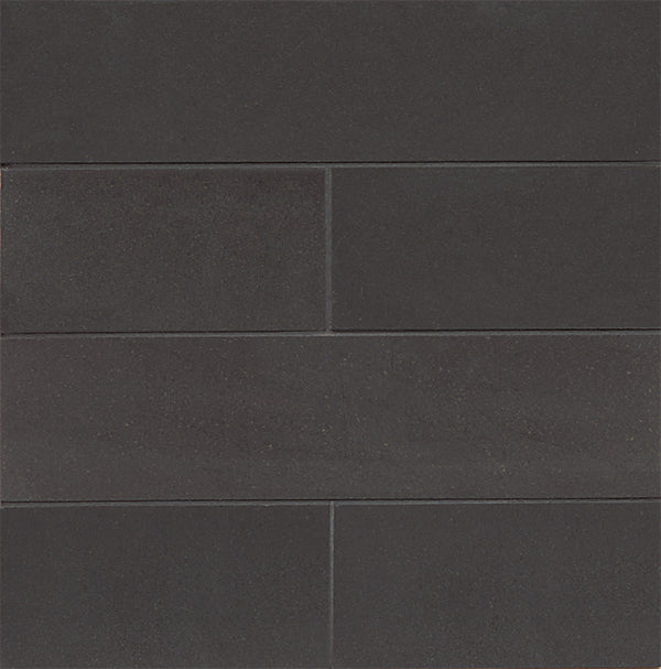 Bedrosians Absolute Black 3" x 12" Honed Granite Tile | Item Code GRNABSBLK0312H