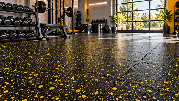 Ecore Interlocking Tile - L1, Basic Fit EL07 Yellow Surge