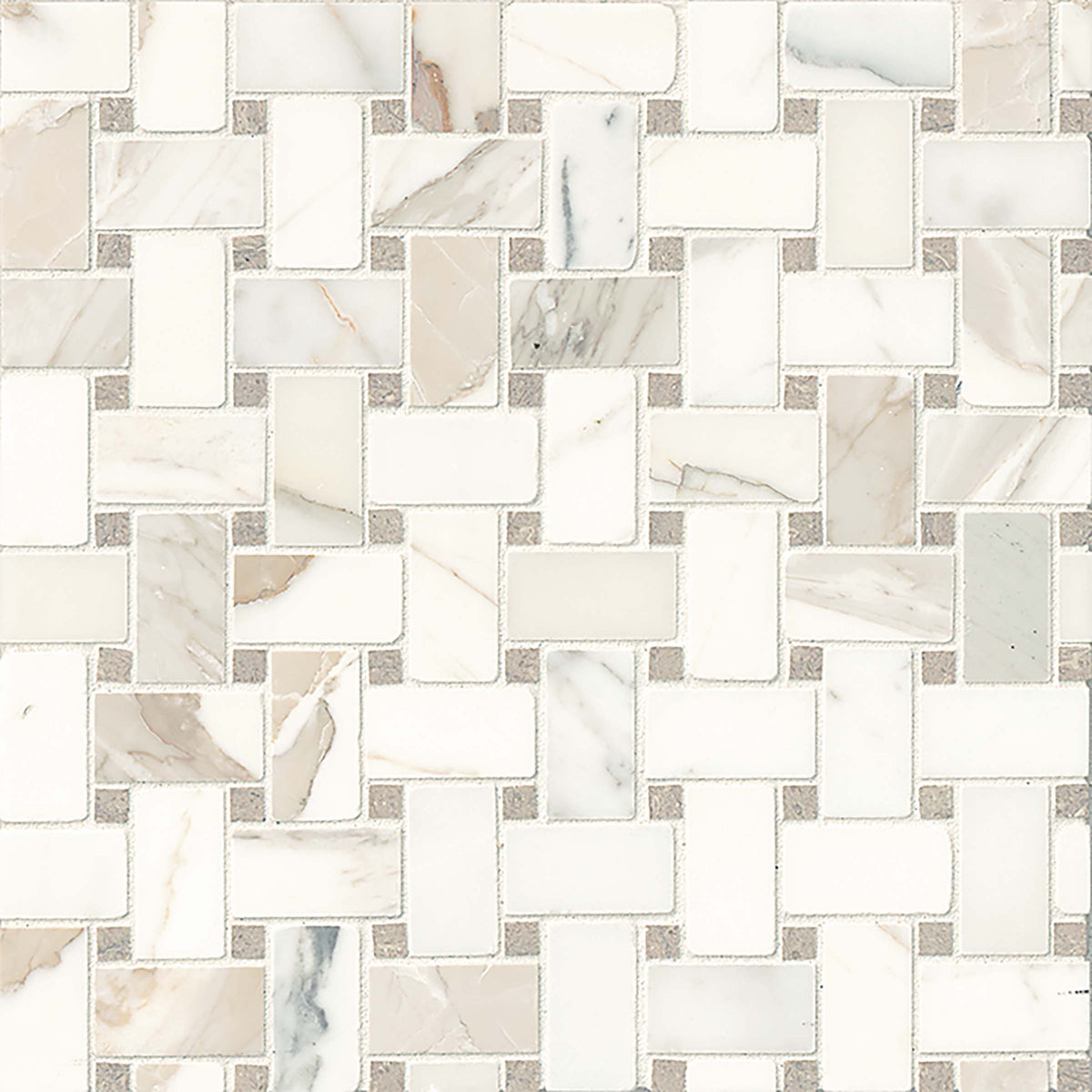 Bedrosians Hillcrest Floor & Wall Mosaic | Item Code MRBBASWEA-HI