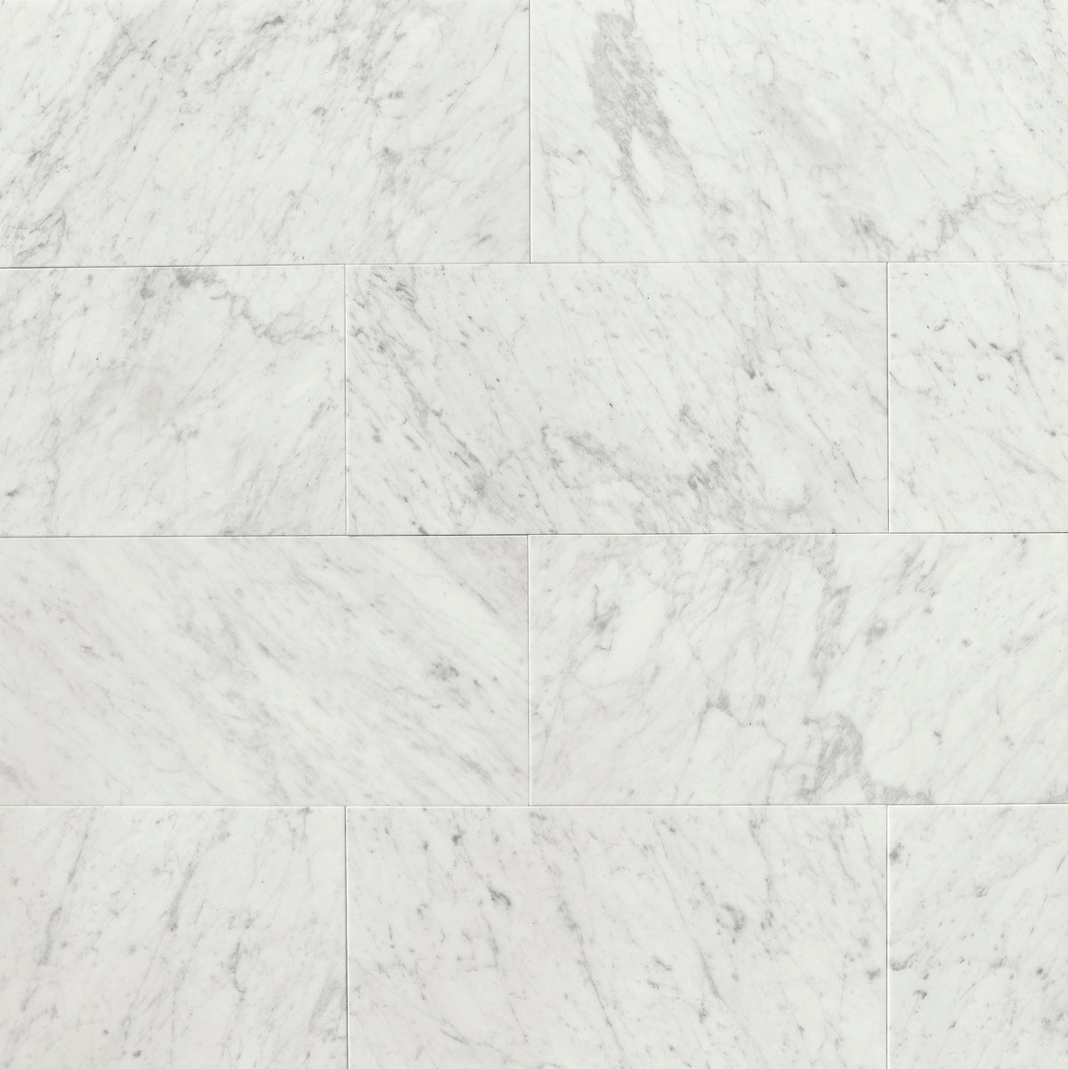 Bedrosians White Carrara 12" x 24" Floor & Wall Tile | Item Code MRBWHTCAR1224H