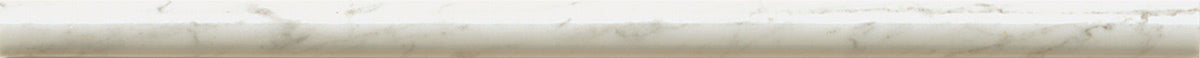Bedrosians White Carrara 0.75" x 12" Trim | Item Code MRBWHTCARCANE-H