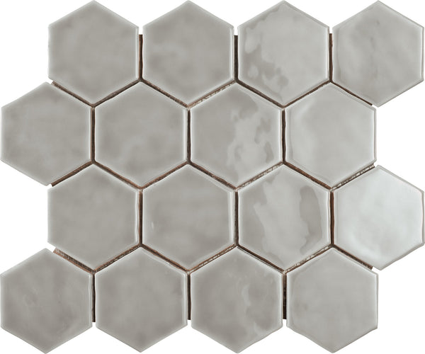 Marazzi Artistic Reflections Rain, Hexagon, 3X3, Glossy | SKU AE08HEX33GL