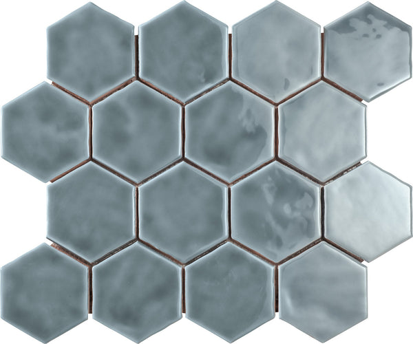 Marazzi Artistic Reflections Haze, Hexagon, 3X3, Glossy | SKU AE14HEX33GL